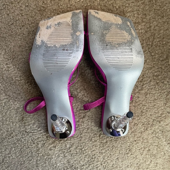 Sel Doval Sphaera Holographic Pink Sandals - Picture 3 of 4